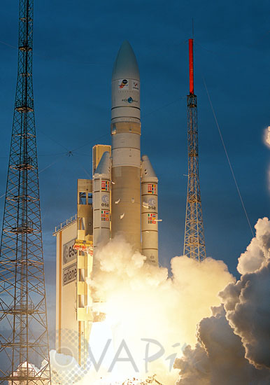 Décollage de la fusée Ariane 5 ECA -05/2006