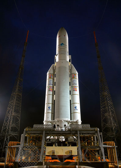 The Ariane 5 ECA rocket - 04/2008