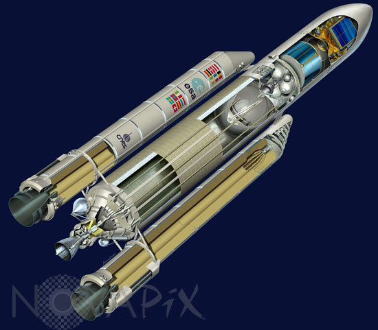 Fusée Ariane 5G - Illustration