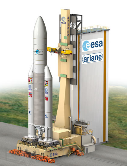 Fusée Ariane V ES ATV - Illustration