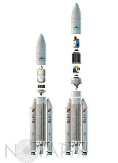 Fusées Ariane V ES ATV et ECA - Illustration