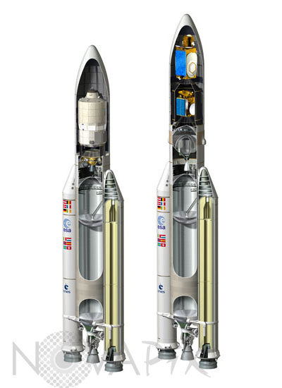 Fusées Ariane V ES ATV et ECA - Illustration