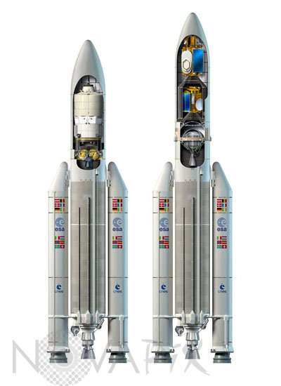 Fusées Ariane V ES ATV et ECA - Illustration