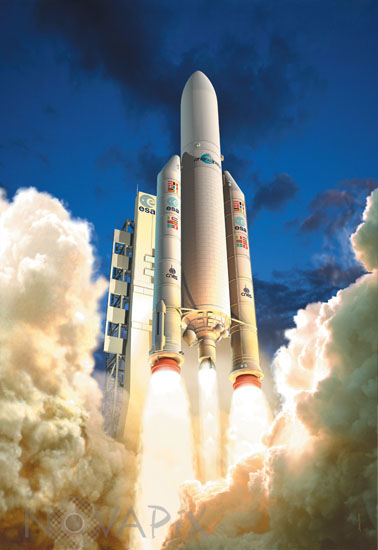 Fusée Ariane V - Illustration