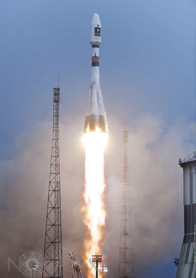 Lancement de la fusée Soyouz à Kourou - 2011