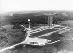 Vue aerienne de Kourou ELA-1