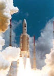 Décollage fusée Ariane V 10/1998