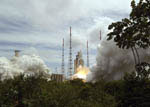 Décollage de la fusée Ariane 5. 12/2004