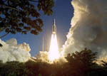Décollage de la fusée Ariane 5 ECA 02/2005
