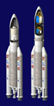 Fusées Ariane V ES ATV et ECA - Illustration
