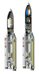 Fusées Ariane V ES ATV et ECA - Illustration