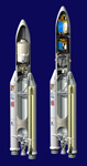 Fusées Ariane V ES ATV et ECA - Illustration