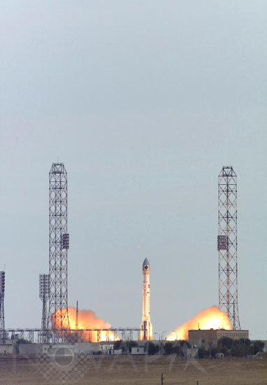 Décollage de la fusée Proton 10/2002