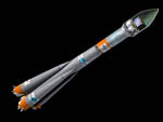 Le lanceur Soyuz-Fregat - Vue d'artiste
