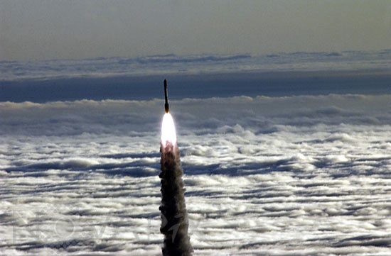 Décollage d'une fusée Delta II. 01/2003