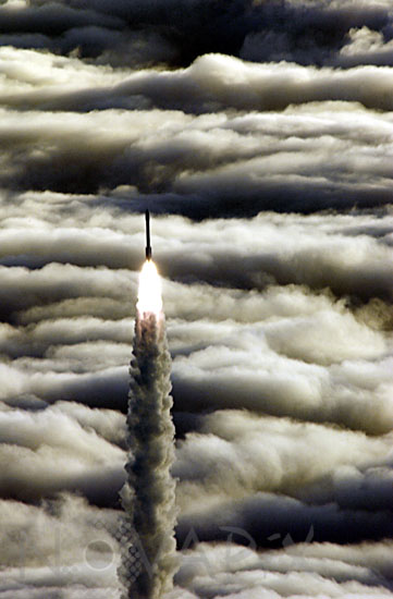 Décollage d'une fusée Delta II. 01/2003