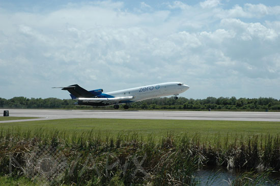 Décollage Boeing 727 Zero G. 04/2007