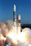 Décollage fusée Delta II. 02/1999