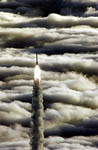 Décollage d'une fusée Delta II. 01/2003