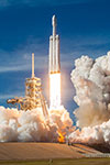 Décollage fusée Falcon Heavy - 02/2018
