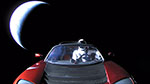 Voiture Tesla dans l'espace - 02/2018