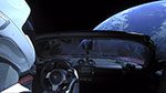 Voiture Tesla dans l'espace - 02/2018