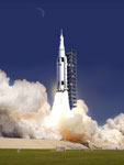 Décollage de la fusée SLS