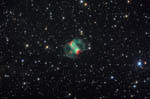 Nébuleuse planétaire M76 (NGC 650-51) dans Persée