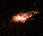 Nébuleuse planétaire NGC 6302 dans le Scorpion