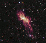 Nébuleuse planétaire NGC 6302 dans le Scorpion