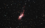 Nébuleuse planétaire NGC 6302 dans le Scorpion