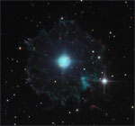 Nébuleuse planétaire NGC 6543 dans le Dragon