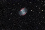 Nébuleuse planétaire Dumbbell (M27) dans le Petit Renard
