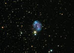 Nébuleuse planétaire NGC 7008 dans le Cygne
