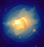 Nébuleuse planétaire NGC 7027 dans le Cygne