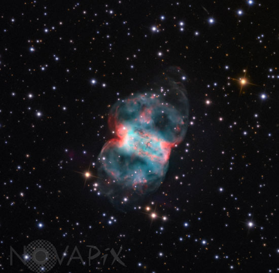Planetary nebula M76 in Perseus