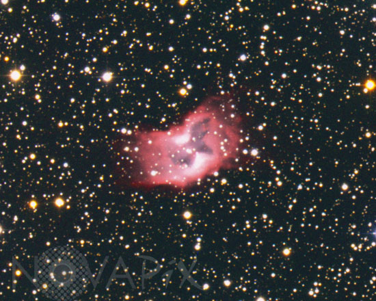 Nébuleuse planétaire NGC 2899 dans les Voiles