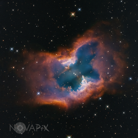 Nébuleuse planétaire NGC 2899 dans les Voiles