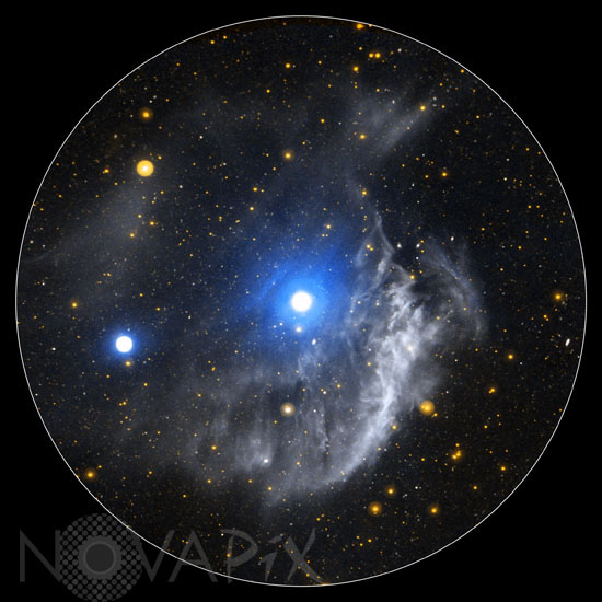 Planetary nebula NGC 3242 seen in ultraviolet
