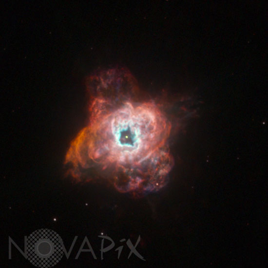 Nébuleuse planétaire NGC 5315 dans le Compas.