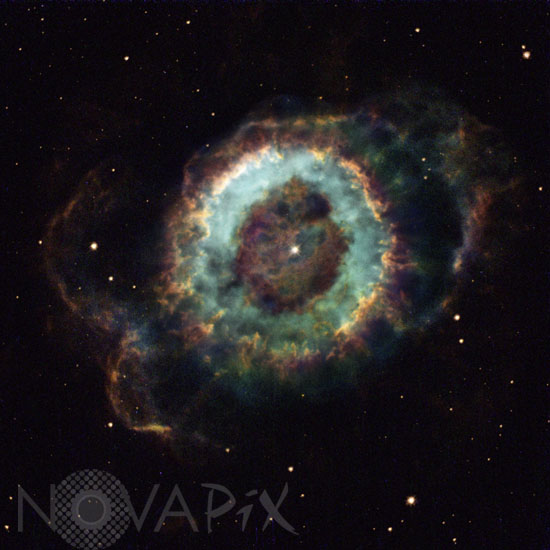 Nébuleuse planétaire NGC 6369 dans Ophiuchus