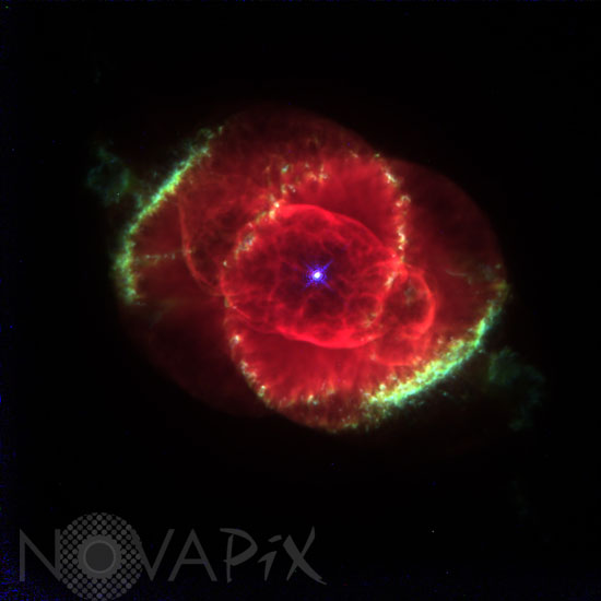 Nébuleuse planétaire NGC 6543 dans le Dragon