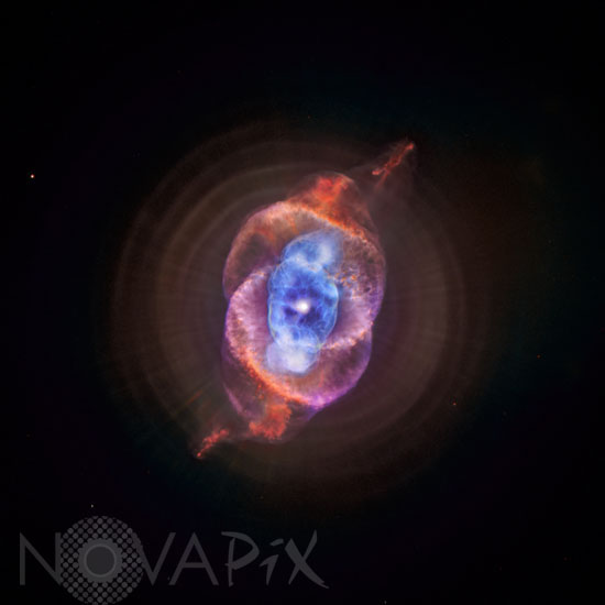 Nébuleuse planétaire NGC 6543 dans le Dragon