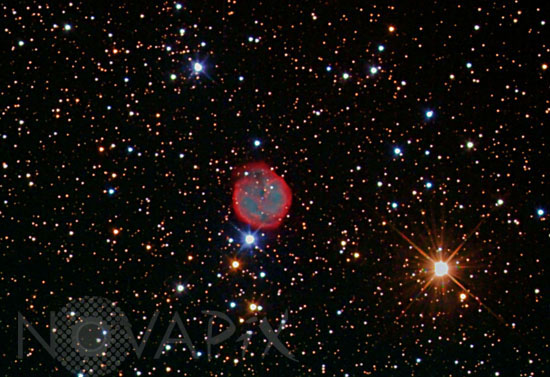 Planetary nebula NGC 7048 in Cygnus