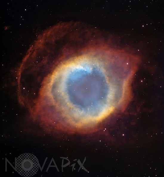 Planetary nebula Helix in Aquarius