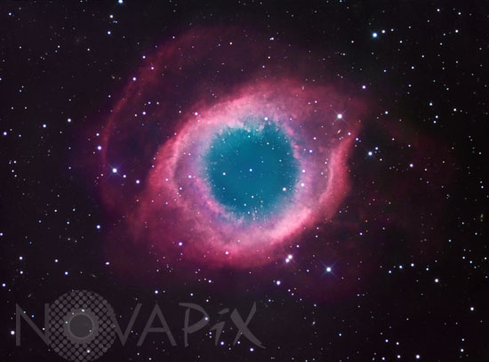Planetary nebula Helix in Aquarius