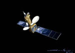 Satellite de télécommunication Intelsat 5 - Vue d'artiste