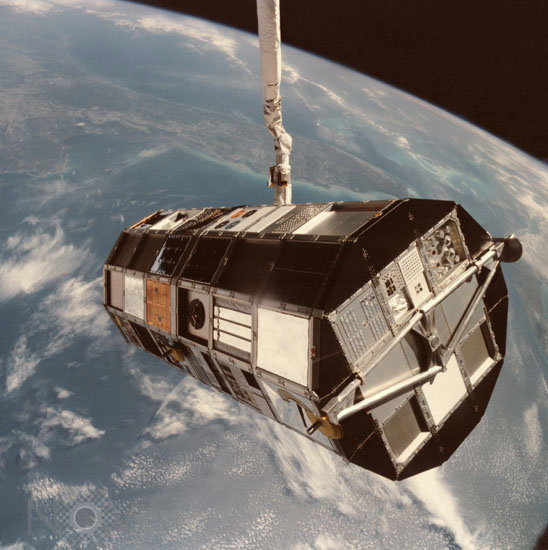 Déploiement du satellite LDEF