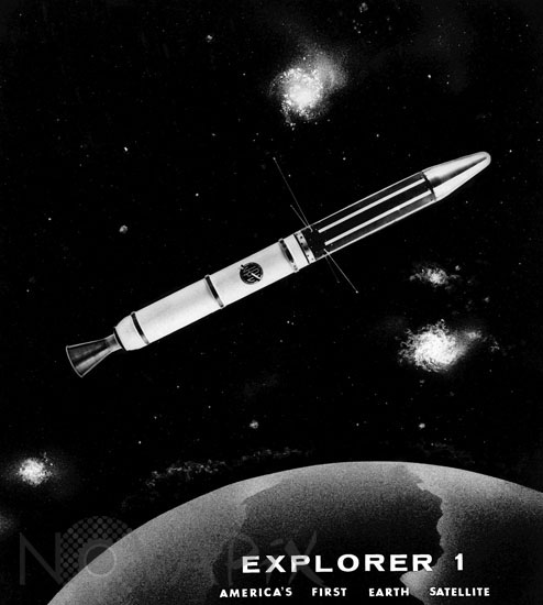 Explorer 1 satellite. 1958