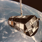 Déploiement du satellite LDEF